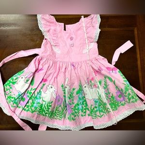 Eleanor Rose, Easter Bunny Dress, size 2